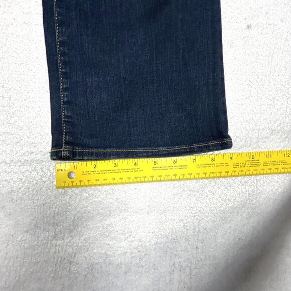 Eddie Bauer Jeans Women 2 (28x32.5) Boot Cut Curvy Through Hip Mid Rise Blue - Picture 12 of 16